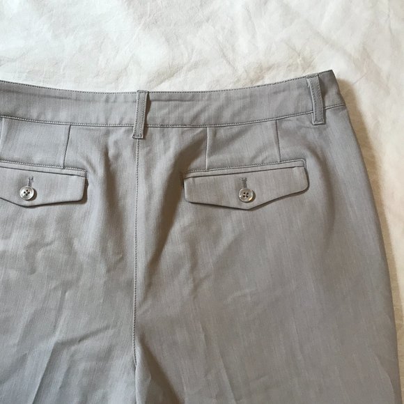 Silky light grey trousers - Olsen, sz 12 - Picture 3 of 6
